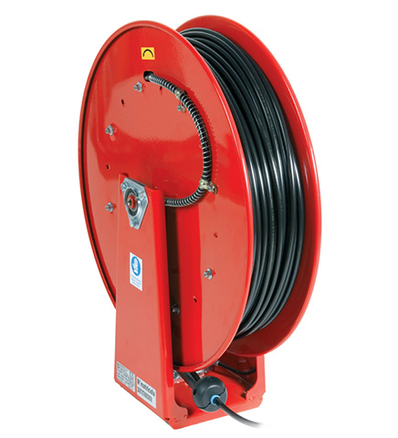Sauro Rossi Auto A2 retractable air hose reel with 30 m x 13 mm (1/2 inch) air  hose and coupling kit